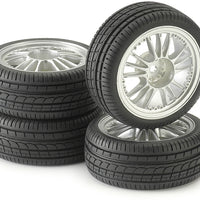 Tire & Rim Set - For 1/10 Radio Control Car - morethandiecast.co.za