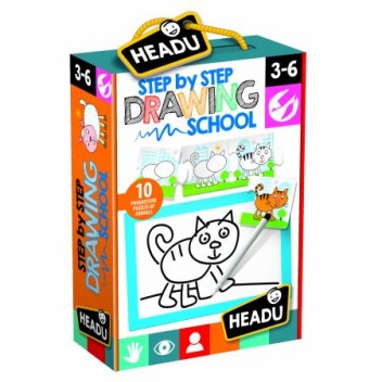 STEP BY STEP DRAWING SCHOOL EDUCATIONAL PUZZLE