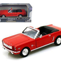 FORD MUSTANG ( CONVERTIBLE ) ORANGE 1964 1/2 1/18 DIECAST