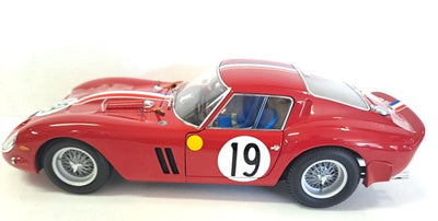 FERRARI 250 GTO 1962 LM#19 RED 1/18, DIECAST COLLECTABLES