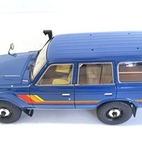 TOYOTA LANDCRUISER 60 BLUE 1/18, DIECAST COLLECTABLES