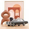 Mercedes benz 280 SE 1968 Black 1:18
