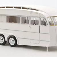 Peugeot 404 1965 Brown metallic with Caravan Hénon 1:18 Norev COMING SOON