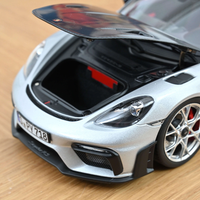 Porsche 718 Spyder RS w/ Weissach Pack 2023 GT-Silvermetallic 1:18 Norev COMING SOON
