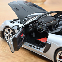 Porsche 718 Spyder RS w/ Weissach Pack 2023 GT-Silvermetallic 1:18 Norev COMING SOON