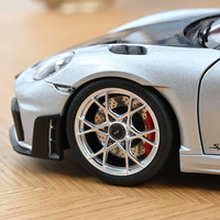 Porsche 718 Spyder RS w/ Weissach Pack 2023 GT-Silvermetallic 1:18 Norev COMING SOON