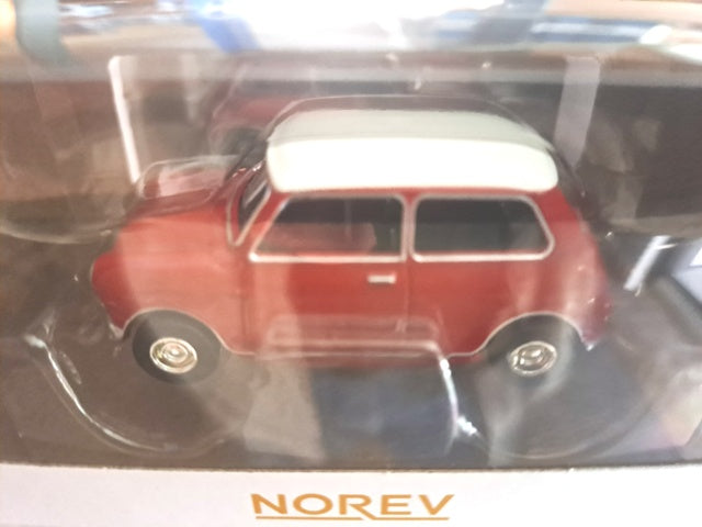 Mini Cooper S 1964 Tartan Red and White Roof 1:54
