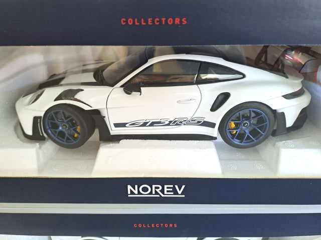 Porsche 911 GT3 RS w/Weissach Pack 2022 White/Indigoblue