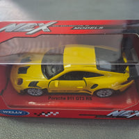PORSCHE 911 GT3 RS 992 PULLBACK YELLOW  1/35