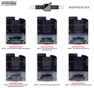 BLACK BANDIT SERIES 24  6 OFF IN BOX 1/64, DIECAST COLLECTABLES