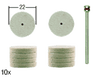 Proxxon - Felt Polishing Disks 22Mm Diameter, ARTS AND CRAFTS, MINIATURE MODEL BUILDING, PROXXON ACCESSORIES