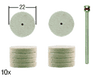 Proxxon - Felt Polishing Disks 22Mm Diameter