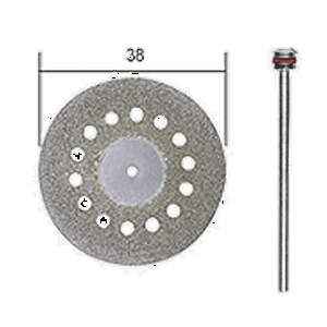 DIAMOND CUTTING DISK VENTED 38 MM DIA WITH ARBOR
