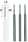 Proxxon - Micro Twist Drills 1.0 mm Diameter, ARTS AND CRAFTS, MINIATURE MODEL BUILDING, PROXXON ACCESSORIES