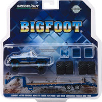Bigfoot #1 (1979) - 1974 Ford F-250 Monster Truck on Gooseneck Trailer with Replacement Tires (Hobby Exclusive) 6OFF IN BOX