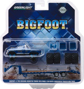 Bigfoot #1 (1979) - 1974 Ford F-250 Monster Truck on Gooseneck Trailer with Replacement Tires (Hobby Exclusive) 6OFF IN BOX, DIECAST COLLECTABLES