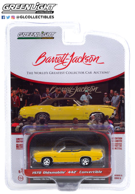 BARRETT-JACKSON ‘SCOTTSDALE ED’ S6 OLDSMOBILE 442 CONV 6 OFF IN BOX, DIECAST COLLECTABLES