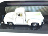 FORD F-100 PU WITH CARAVAN SET WHITE 1956 1/24 EACH, DIECAST CAR, COLLECTABLE CAR.