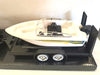 PLYMOUTH TRUCK WITH SPEED BOAT TRAILER GREEN 1941 1/24 EACH, DIECAST CAR, COLLECTABLE CAR.