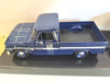 CHEVY C10 FLEETSIDE PU WITH CARAVAN BLUE 1966 1/24 EACH, DIECAST CAR, COLLECTABLE CAR.