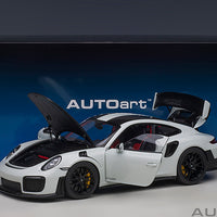 PORSCHE 911 (991.2) GT2 RS WEISSACH PKG WHITE 1/18