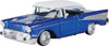 CHEVY BEL AIR COUPE(WITH VISOR)GET LOW BLUE 1957 1/24