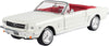 1/2 FORD MUSTANG (CONVERTIBLE)JAMES BOND WHITE  1964 1/24
