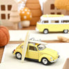 VW Beetle 1303 1973 Pastel Yellow with surfboard 1:43