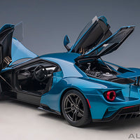 FORD GT LIQUID BLUE 2017 1/12