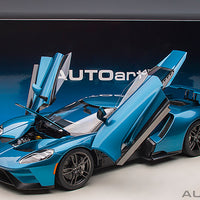 FORD GT LIQUID BLUE 2017 1/12