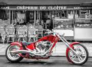 RED CHOPPER BIKE 1000 PIECES,JIGSAW PUZZLE,ADULT PUZZLES, ANATOLIAN