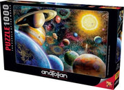 PLANETS IN SPACE 1000 PIECES,JIGSAW PUZZLE,ADULT PUZZLES, ANATOLIAN