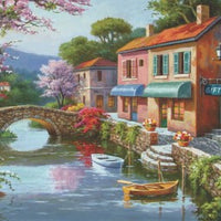 QUAINT VILLAGE SHOPS 1000 PIECES,JIGSAW PUZZLE,ADULT PUZZLES, ANATOLIAN