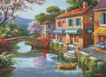 QUAINT VILLAGE SHOPS 1000 PIECES,JIGSAW PUZZLE,ADULT PUZZLES, ANATOLIAN