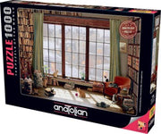 WINDOW CATS 1000 PIECES,JIGSAW PUZZLE,ADULT PUZZLES, ANATOLIAN