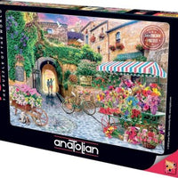 THE FLOWER MARKET 1000 PIECES,JIGSAW PUZZLE,ADULT PUZZLES, ANATOLIAN