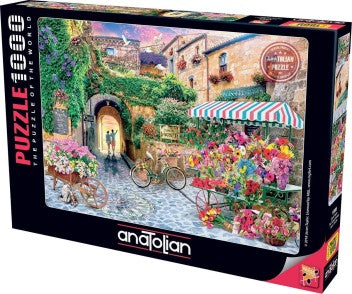 THE FLOWER MARKET 1000 PIECES,JIGSAW PUZZLE,ADULT PUZZLES, ANATOLIAN