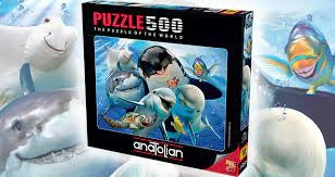 OCEAN SELFIE 500 PIECES,JIGSAW PUZZLE,ADULT PUZZLES, ANATOLIAN