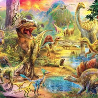 LANDSCAPE OF DINOSAURS 500 PIECES,JIGSAW PUZZLE,ADULT PUZZLES, ANATOLIAN