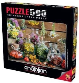 HERBAL THERAPY 500 PIECES,JIGSAW PUZZLE,ADULT PUZZLES, ANATOLIAN