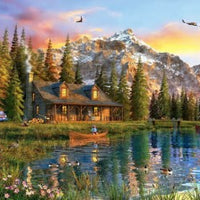 OLDLOOK CABIN 2000 PIECES,JIGSAW PUZZLE,ADULT PUZZLES, ANATOLIAN