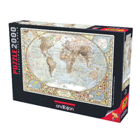 WORLD MAP 2000 PIECES