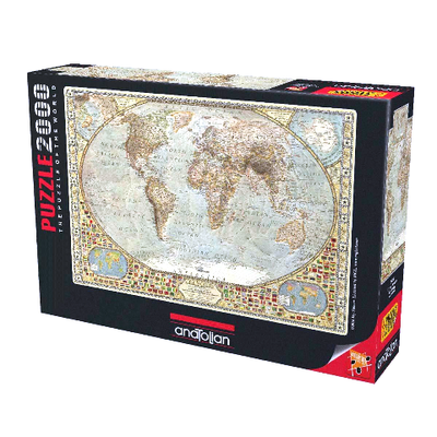 WORLD MAP 2000 PIECES
