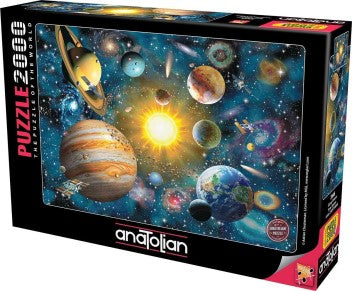 SOLAR SYSTEM 2000 PIECES,JIGSAW PUZZLE,ADULT PUZZLES, ANATOLIAN