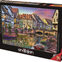 COLMAR CANAL 2000 PIECES,JIGSAW PUZZLE,ADULT PUZZLES, ANATOLIAN