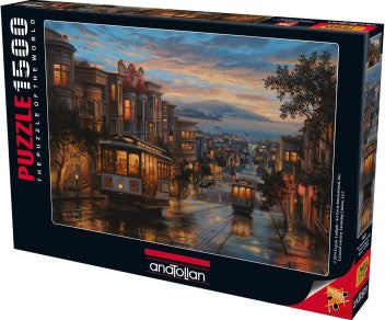 CABLE CAR HEAVENS 1500 PIECES,JIGSAW PUZZLE,ADULT PUZZLES, ANATOLIAN