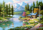 RESTING CANOE 1500 PIECES,JIGSAW PUZZLE,ADULT PUZZLES, ANATOLIAN