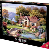STONE BRIDGE COTAGE 1500 PIECES,JIGSAW PUZZLE,ADULT PUZZLES, ANATOLIAN