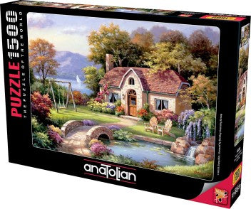 STONE BRIDGE COTAGE 1500 PIECES,JIGSAW PUZZLE,ADULT PUZZLES, ANATOLIAN