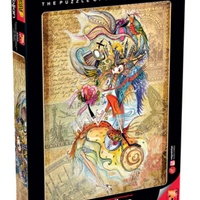 CIRCASSIAN GIRL TRAVELING THE WORLD 1500 PIECES